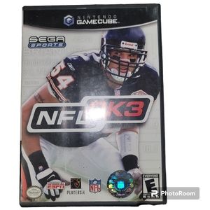 NFL Y2K Nintendo Gamecube Sega Sports 2002 COMPLETE Game, Case & Manual  Rated E